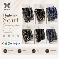 Pañuelo Suave Reversible con Estampado Floral Completo y Flecos para Uso Diario, Ideal para Ocio, Cafeterías y Estilo Casual