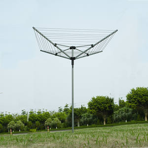 Haute qualité 40M 4 bras <span class=keywords><strong>parapluie</strong></span> Type support cintre sol rotatif vêtements étendoir pour <span class=keywords><strong>Camping</strong></span> - Product Image 3