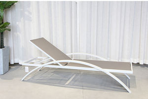 Chaise longue <span class=keywords><strong>de</strong></span> luxe en plastique blanc, mobilier d'extérieur à dossier haut, <span class=keywords><strong>piscine</strong></span>, pont, chaise longue, offre spéciale - Product Image 6