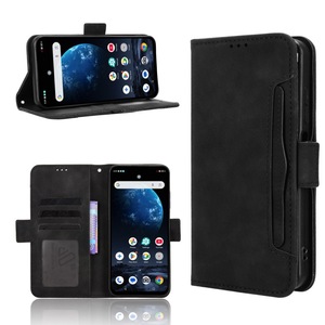 Étui de téléphone magnétique multi-cartes en cuir pour ZTE Nubia P9 Pro 5G/ZTE Optus <span class=keywords><strong>X</strong></span> Pro 2 5G, sensation de peau douce - Product Image 1
