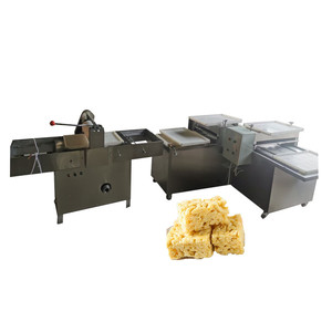 Venta caliente automática de turrón cortador de cubos de dulces máquina cortadora de barras de cereales máquina cortadora de dulces de maní - Product Image 4