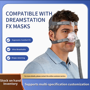 Correa <span class=keywords><strong>de</strong></span> Repuesto para Máscara <span class=keywords><strong>CPAP</strong></span> Mirage FX, Correa Elástica <span class=keywords><strong>de</strong></span> Tela para Máquina <span class=keywords><strong>de</strong></span> Respiración - Product Image 5