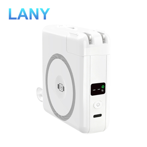 Banco de Energía Magnético de 10000 mAh con Cable Integrado y Enchufe de Pared Plegable, <span class=keywords><strong>Carga</strong></span> Rápida PD de 20 W, Batería de Estado Semisólido - Product Image 1