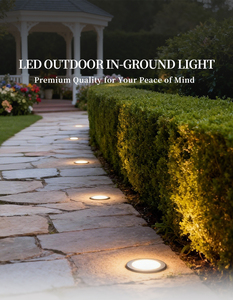 Luz LED Subterránea para Exteriores, Impermeable, INGROUND-245, IP67, 2700K, Blanco Cálido, CRI90, Foco para Escalones de Jardín, Luces para Caminos, Personalizable - Product Image 6