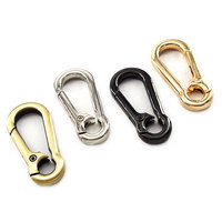 Porte-clés anti-perte HP Creative pour homme, en alliage de zinc, étanche, durable, de haute qualité, avec mousqueton à ressort, à accrocher à la ceinture, pour l'extérieur