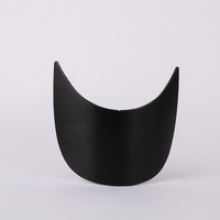 Visière de casquette en PE sur mesure, feuille plastique pliable pour bord de chapeau avec service de découpe, directement de l'usine pour la fabrication de casquettes