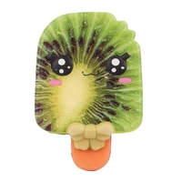 Jouets Squishy Colorés Promotionnels en Forme de Fruit Pastèque Glace en PU Anti-Stress pour Enfants et Adultes