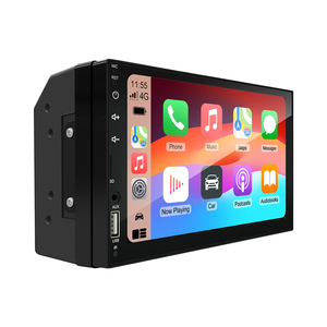 Nhịp điệu 7 inch xách tay Android Stereo đài phát thanh xe MP5 Máy nghe nhạc với IPS màn hình cảm ứng không dây gương liên kết GPS BT 4 gam Wifi phổ - Product Image 1