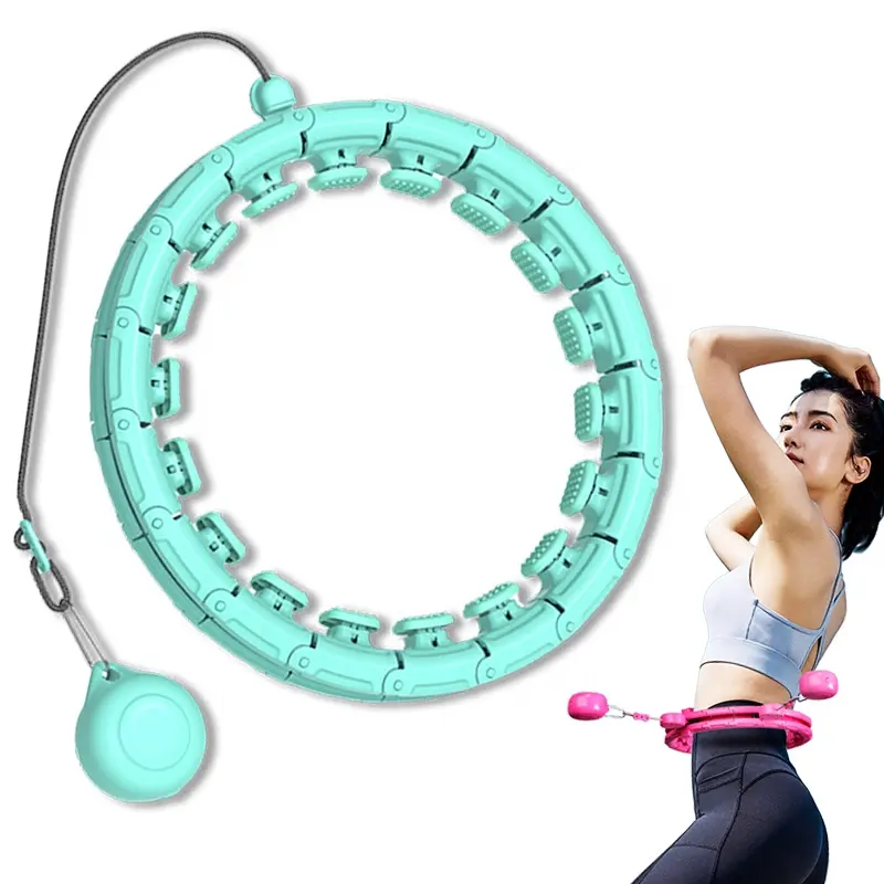 GORDON OEM Factory Sports detachable fitness equipment Lighted Counter Automatic fat burning hula ring hoops With Best Quality