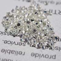 Pierre de Moissanite Diamantée Taille Brillant Ronde Créée en Laboratoire Prix de Gros Certifiée GRA Pure Super Star Blanche 3.5-10.0mm