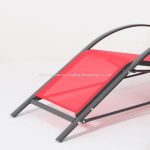 Leisure KD 3-Piece Aluminum Sling Chair Set Side Coffee <b>Table</b> <b>Foldable</b> Customized Color for <b>Outdoor</b> Park Garden Dining Use - Product Image 3