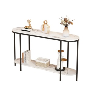 Cross-border luxury high-value wall-mounted entryway storage table, modern minimalist home multi-functional living room shelf - Product Image 5