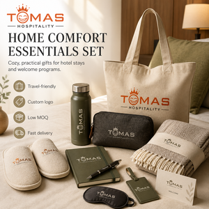 Holiday Travel Essentials Kit With Tote Bag Water Bottle Flip Flops Phone Holder Sunglasses Towel And Notebook For Family Gifts - Product Image 6