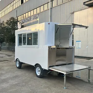 Chariot de restauration mobile populaire UE pour boulangerie, café, jus, camping, hamburgers, snacks – Idéal pour les entreprises - Product Image 6