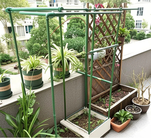 Estacas de plantas de Metal recubiertas de PE reutilizables de 40 pulgadas para interiores y exteriores, plantas trepadoras de jardín, invernadero y patio trasero, caja de embalaje - Product Image 2