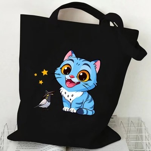 Yüksek kaliteli bts Demon Hunter Tote çanta yenilik öğrenci alışveriş çantası öğrenciler için bez çantalar karikatür film karakter - Product Image 2