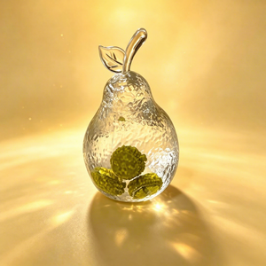 Nouvel ensemble de 12 jouets souple en forme de poire en cristal translucide, rempli de fruits, à rebond lent, jouet à presser, présenté en boîte de présentation - Product Image 3