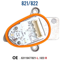 Module de phare LED 63117352478 663117493229 663117493230 663117493227 663117493228, unité de commande de feux de jour à LED complète