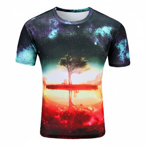 Top Qualité Nouveau Design Meilleur Fabrication Hommes Sublimation T-shirt/Professionnel Haute Qualité Respirant Sublimation T-shirts - Product Image 1