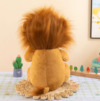 Lion réaliste peluche animal de la forêt jouet OEM vente en gros lion en peluche jouet pour enfants cadeau personnalisé jouet