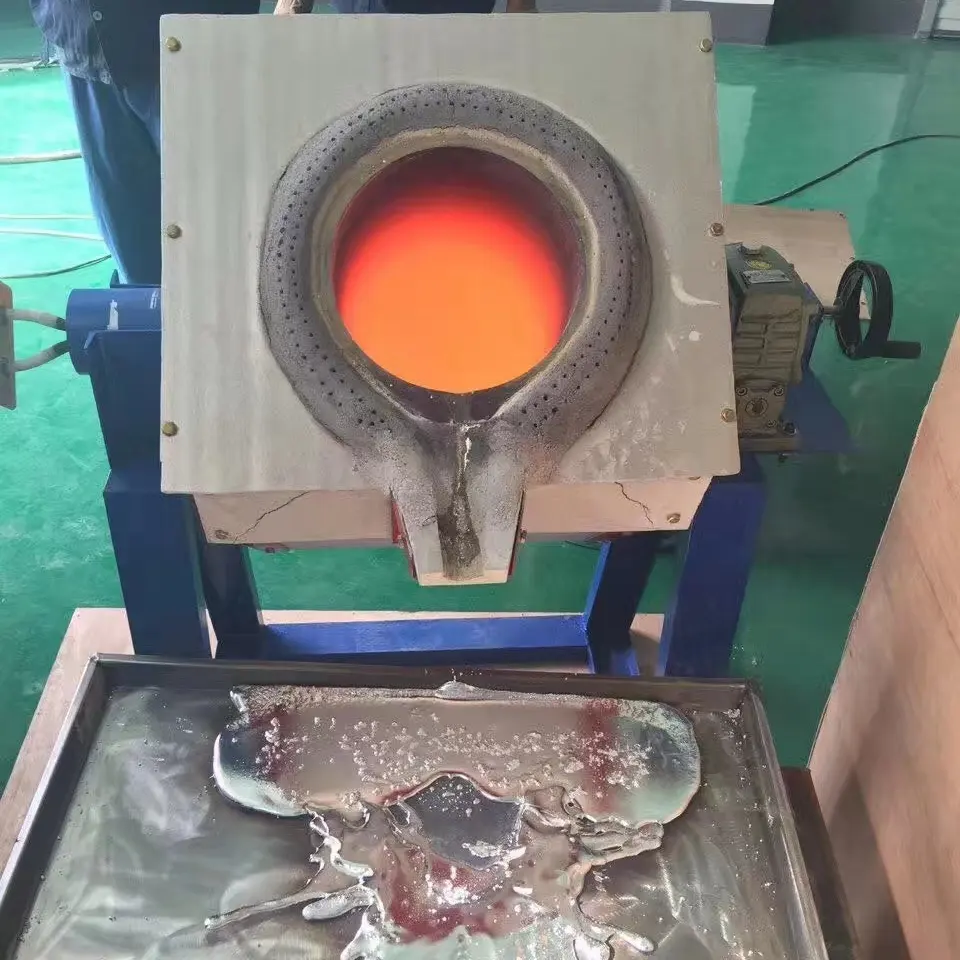 Máquina de fusão por indução Fenghai IGBT, equipamento de fusão de metal, venda imperdível