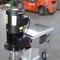 Panier élévateur électrique en acier inoxydable SUS316L 220V avec moteur à fréquence variable pour broyeur à billes/sable, pour peinture et produits alimentaires