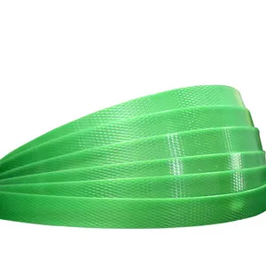 التخصيص الأخضر تنقش تعبئة باستخدام الألواح الخشبية الربط البلاستيك حزام مصنوع من مادة بولي إثيلين تيريفثاليت حزام للتغليف