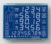 Écran LCD segmenté personnalisé avec icônes, signal de batterie, WiFi, température pour appareil connecté intelligent, monochrome, fabriqué en Chine/Guangxi