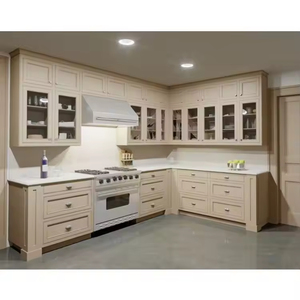 Armarios de cocina lacados blancos modernos de alta calidad personalizados, juego de muebles de cocina de alta calidad para proyectos de apartamentos - Product Image 3