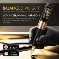 Machine à tatouer sans fil Ambition Sally 270 avec course réglable de 2,0 à 3,5 mm pour maquillage permanent des sourcils, des yeux, des lèvres et du cuir chevelu