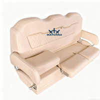 Sièges de bateau marins chinois, chaise de capitaine, chaise de pilote, double chaise avec coussin