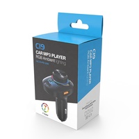 Bluetooth-Autoadapter, Bluetooth-Sender für Auto, MP3-Player, FM-Transmitter, Empfänger, unterstützt SD-Karte, USB-Stick