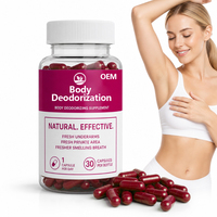 Capsules de Chlorophylle en Gros OEM/ODM – Déodorant Corporel, Haleine Fraîche, Contrôle des Odeurs, Persil Menthe Poivrée, 30 Comprimés, Végétalien