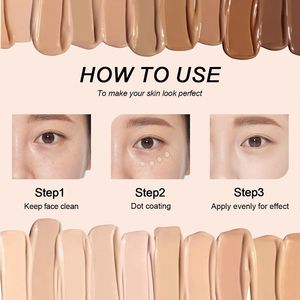 คอนซีลเลอร์ปกปิดรอยแบบเต็มติดทนนานมีความละเอียดสูงกันน้ำและเป็นธรรมชาติ - Product Image 4