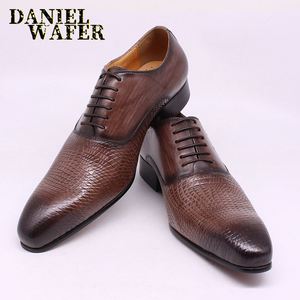 Chaussures Oxford Marron Foncé en Cuir Véritable, Durables, Fabriquées à la Main pour Hommes, Chaussures Habillées Officielles - Product Image 3