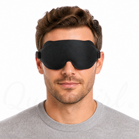 Masque de sommeil profilé en gros 23 x 9 cm avec sangle réglable pour avion, hôtel, maison et accessoires de voyage