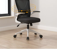 Chaise de bureau ergonomique moderne pour cadres, avec accoudoirs réglables, fonction pivotante, réglage lombaire, fonction bascule, pour usage domestique ou professionnel 2