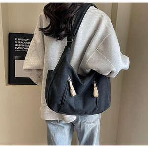 Casual custom pattern printed bag women's crossbody bag canvas handbag shoulder bag - Product Image 1