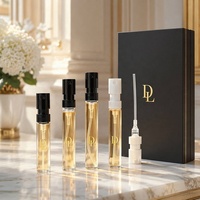 Flacon testeur de parfum en verre de 2,5 ml avec tube de pulvérisation, mini flacon échantillon, flacons d'emballage de parfum personnalisables avec logo, fournis directement par l'usine