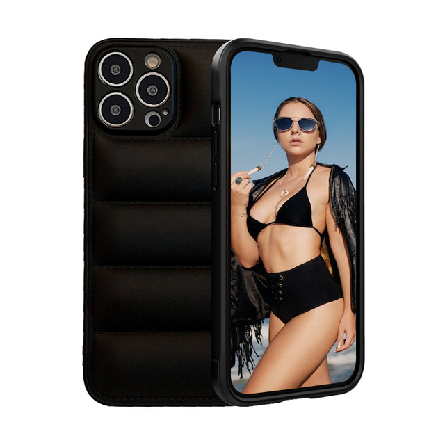 Capa Para Celular Fundas Celulares Solid Color Down Soft Silicon Case Cellphones Cases Silicon Case for iPhone 18 17 16 Pro Max