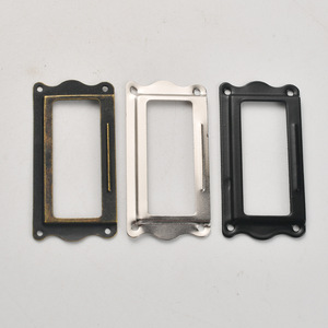 Chinese Style Antique Iron <b>Frame</b> Rectangle 65x31MM Mirror Handle Durable Plated Metal <b>Frames</b> - Product Image 2
