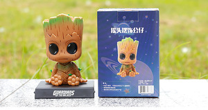 Figurine de Groot en PVC, jouet de modèle de Groot, figurine de Groot qui secoue la tête, pour l'intérieur de la voiture - Product Image 4