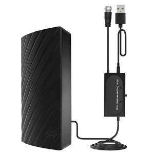 Antena de Tv interior para receptor de señal de televisión con diseño de atracción magnética F macho o personalizado - Product Image 2