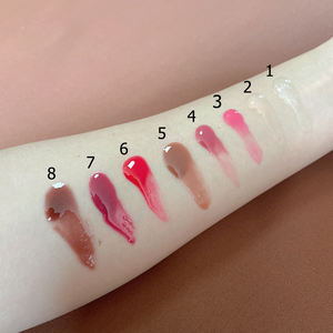 Vendita calda di lunga durata bastoncino glassa <span class=keywords><strong>per</strong></span> acqua e labbra lucidalabbra Color lucidalabbra marrone Nude rosa vegano balsamo liquido - Product Image 4