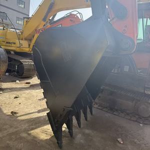 Excavatrice sur chenilles Doosan DX340LCA d'occasion, godet de grande capacité, pour carrière de pierres et travaux municipaux - Product Image 5
