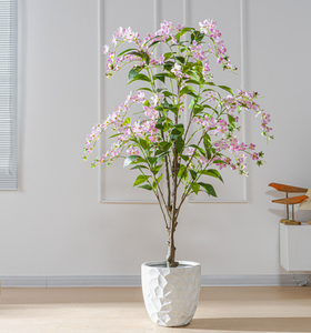 Arbre artificiel de <span class=keywords><strong>jasmin</strong></span> étoilé, plante artificielle Trachelospermum Jasminoides, arbre à fleurs blanches pour la décoration intérieure du salon - Product Image 6