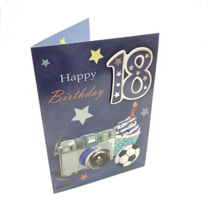 <span class=keywords><strong>Carte</strong></span> d'invitation d'anniversaire personnalisée en feuille d'or, invitations de 18e anniversaire faites à la <span class=keywords><strong>main</strong></span> - Product Image 4