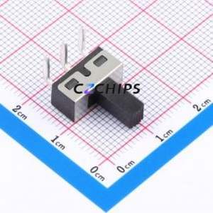 SS-12D06-G090 Slide Switch Through hole,12.7x6.6x6.4mm Switch Single Pole Double Throw Rectangle Pin Header PC Pin 12.7mm - Product Image 1