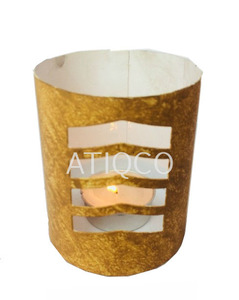 Yellow Iron Votive Candle <b>Holder</b> Modern Stylish Brass Candle Stand Yellow Smart Top Selling <b>Tealight</b> <b>Holder</b> - Product Image 3