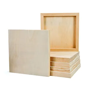 Unfinished Wood Cradled Painting Panel Boards Wooden Canvas Panels for Arts